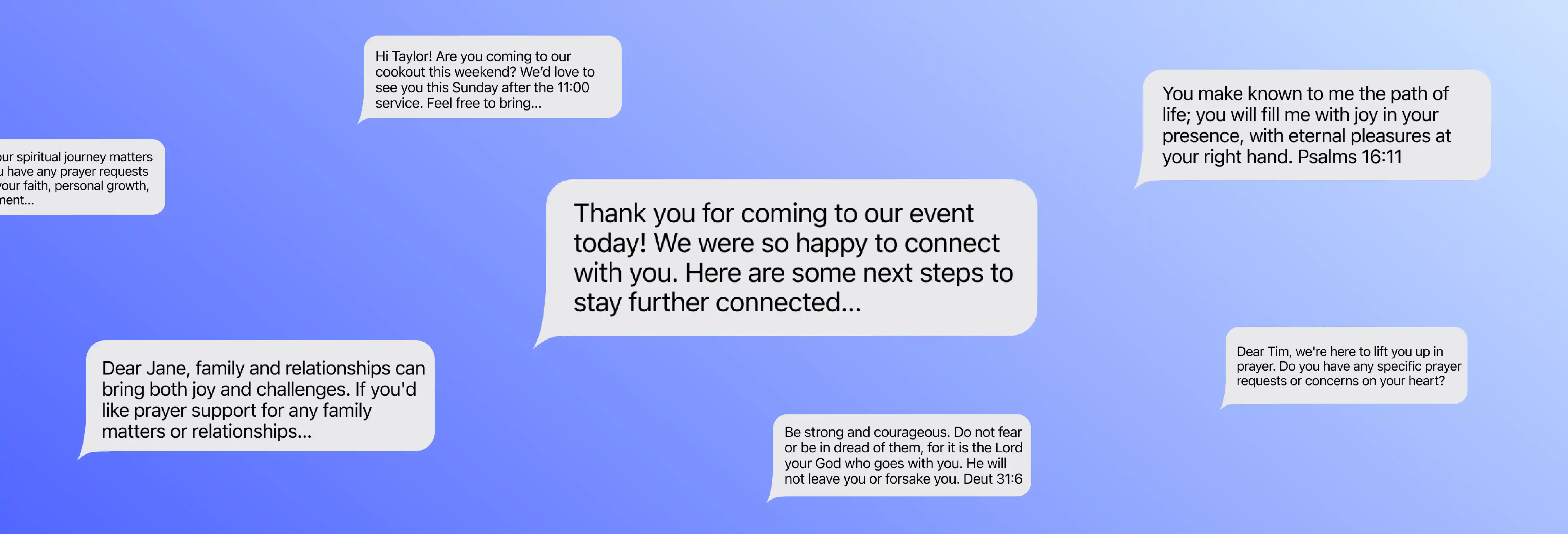 25 church text messaging templates